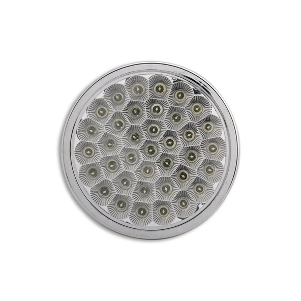 Ledli Dekoratif Tavan Lambası (6Led) Yuvarlak 24V Krom /Laak121-1-24 ürün görseli 1