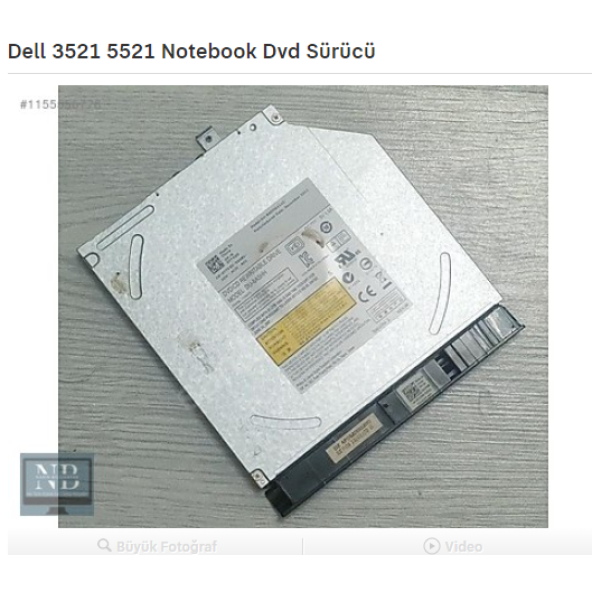 Dell İNSPİRON 3521 5521 Notebook Dvd Sürücü