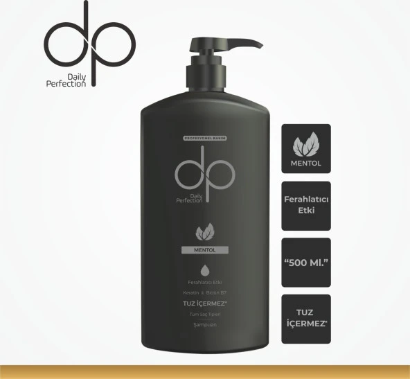 Dp Daily Perfection Mentol Tuzsuz Şampuan 500 ml ürün görseli