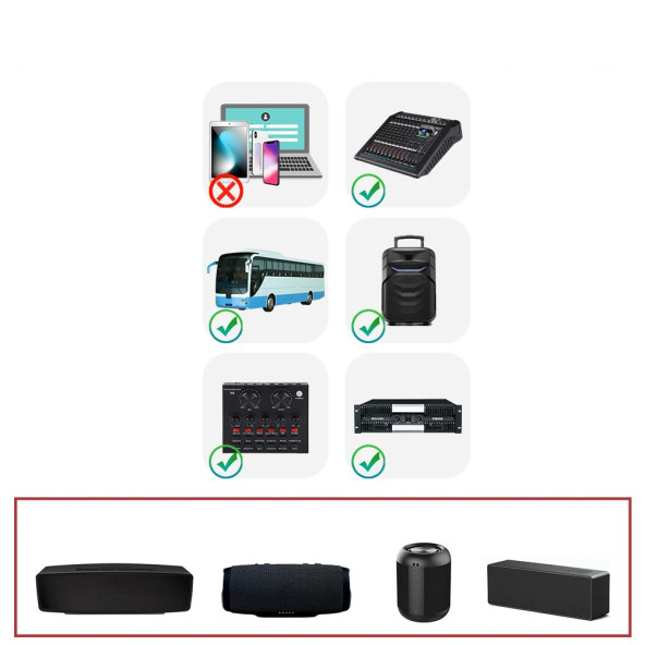 TechTic Vhf Kablosuz Mikrofon Profosyonel Cami Okul Otobüs Sunum Düğün Alıcılı El Mikrofonu Karaoke - 5