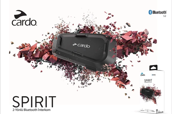 CARDO SPIRIT BLUETOOTH VE INTERCOM (TEKLİ PAKET) - 6