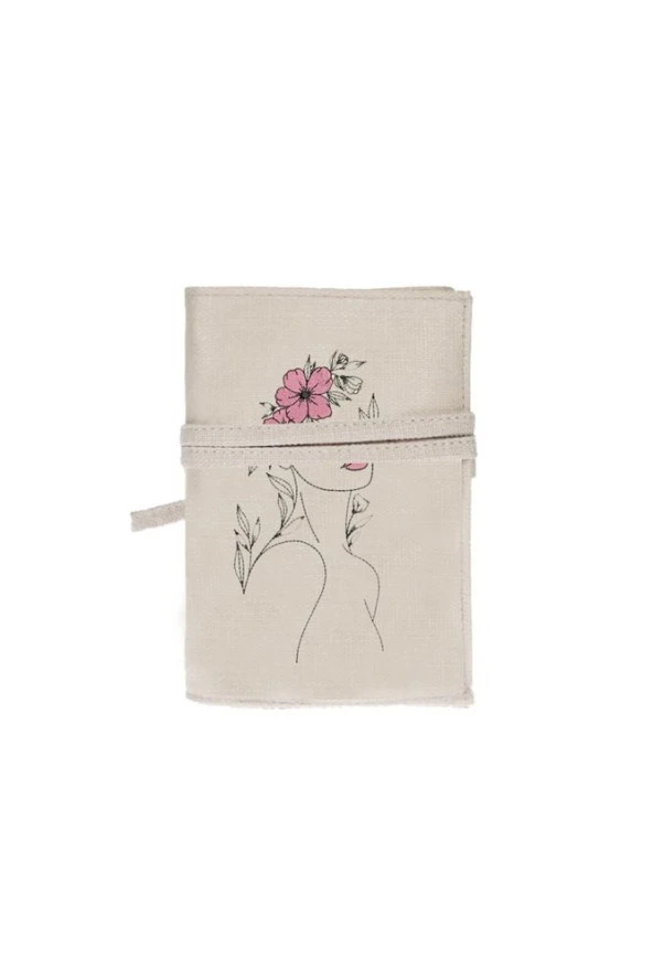 Flower Women Nakışlı Kitap - Tablet - Ebook Çantası / Kılıfı - 3