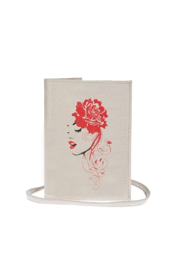Women Nakışlı Kitap - Tablet - Ebook Çantası / Kılıfı - 3