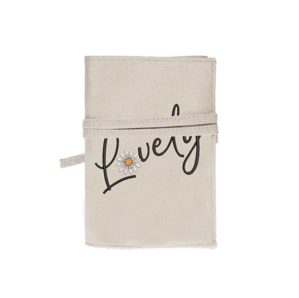 Lovely Daisy Nakışlı Kitap - Tablet - Ebook Çantası / Kılıfı - 3