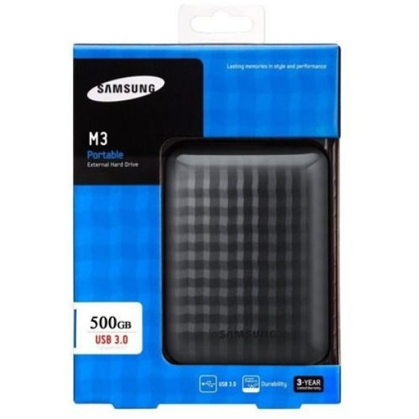 Samsung M3 500GB 2.5' USB 3.0 Taşınabilir Disk (STSHX-M500TCB)