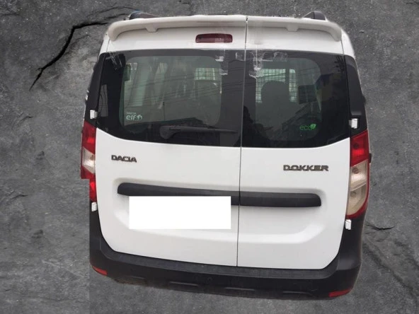 Dacia Dokker Uyumlu Spoiler Bagaj 2 Parça Gt Fiber 2013 Ve Sonrası