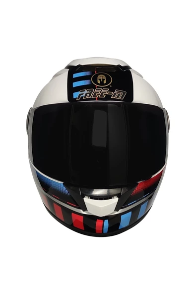 Free-M 913 Tesseract Güneş Vizörlü Kapalı Kask (siyah Camlı) - Resim 2