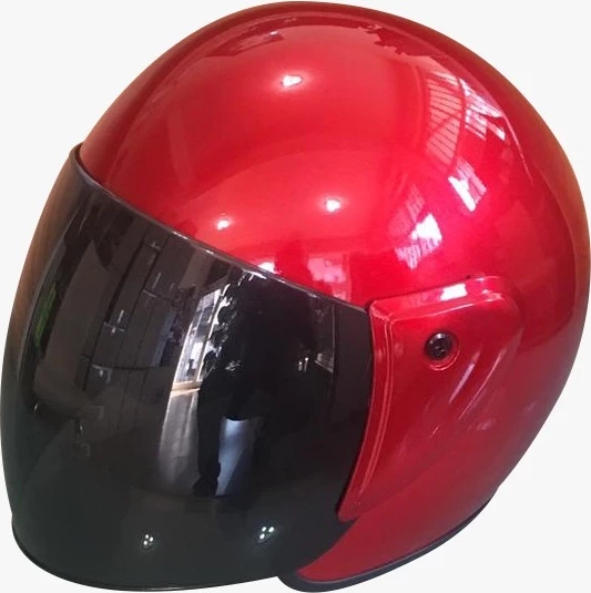 FREE-M 009 AÇIK YARIM KASK KIRMIZI