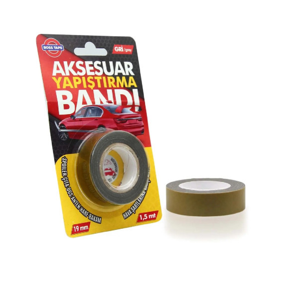 Bosstape Oto Aksesuar Yapıştırma Bandı 19MMX1,5MT - 2