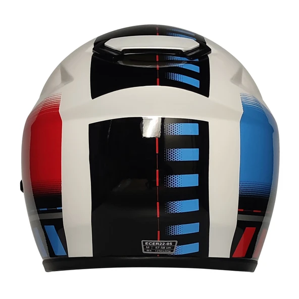 Free- M 913 Tesseract Güneş Vizörlü Kapalı Kask Siyah Camlı - 3