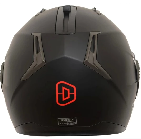 Beon B700 Çene Açılır Kask Mat Siyah - 3