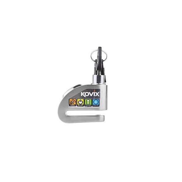 KOVIX KD6-BM ALARMLI DİSK KİLİT GRİ - 2