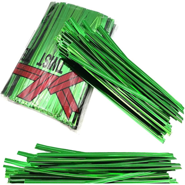 paket teli bitki teli 20 cm plastik kaplı metal 100 adet - 3