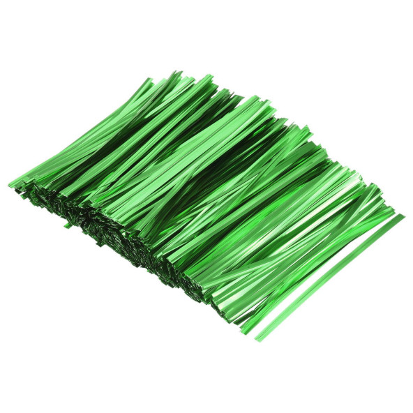 paket teli bitki teli 20 cm plastik kaplı metal 100 adet - 5