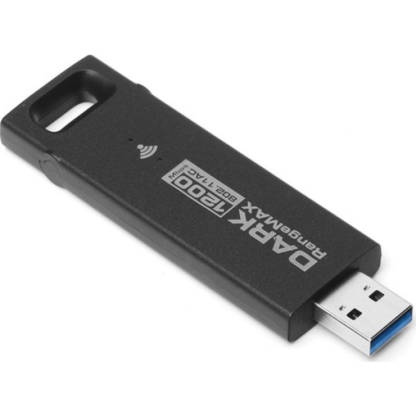 Dark RangeMax 1200 Mbps Dual Band 802.11ac USB3.0 Kablosuz Ağ Adaptörü (DK-NT-WDA1220) 2.EL - 2