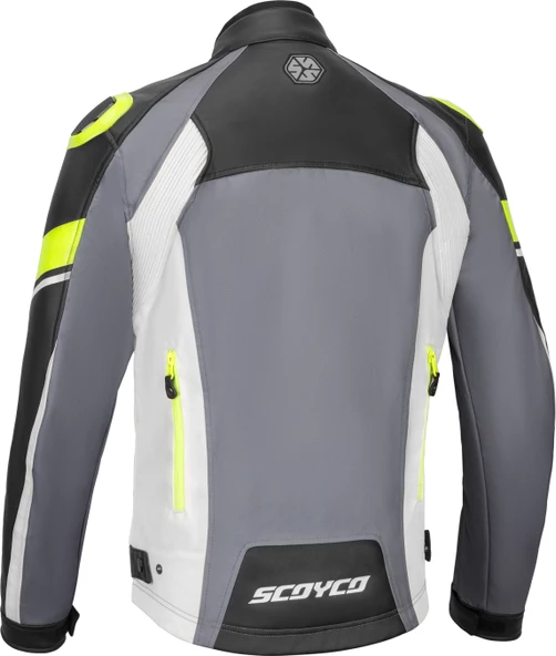 SCOYCO JK152 4 MEVSİM MONT DERİ SARI - 3