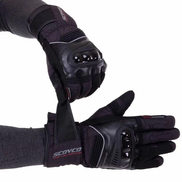 SCOYCO MC82 KIŞLIK ELDİVEN SİYAH - Resim 3