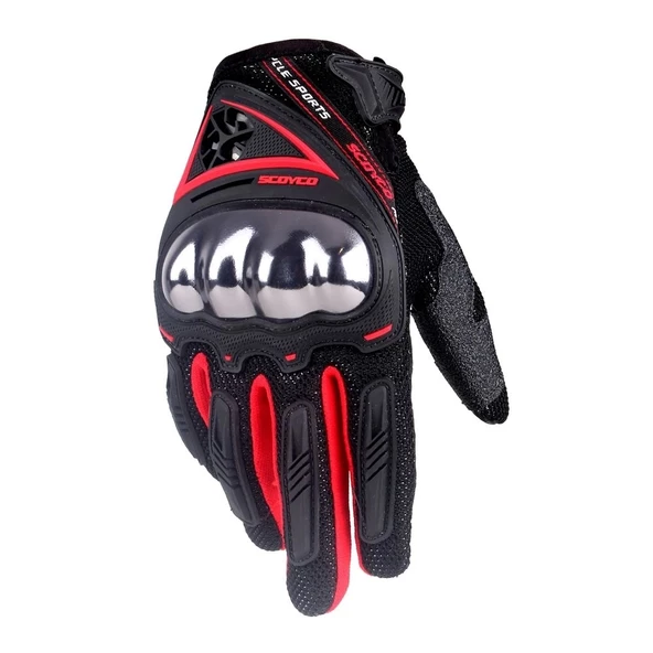 SCOYCO MC44 YAZLIK ELDİVEN KIRMIZI - 2