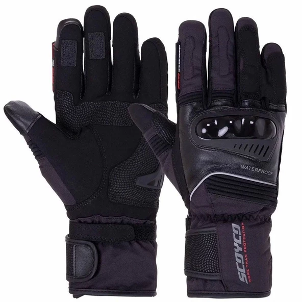 SCOYCO MC82 KIŞLIK ELDİVEN SİYAH - Resim 5