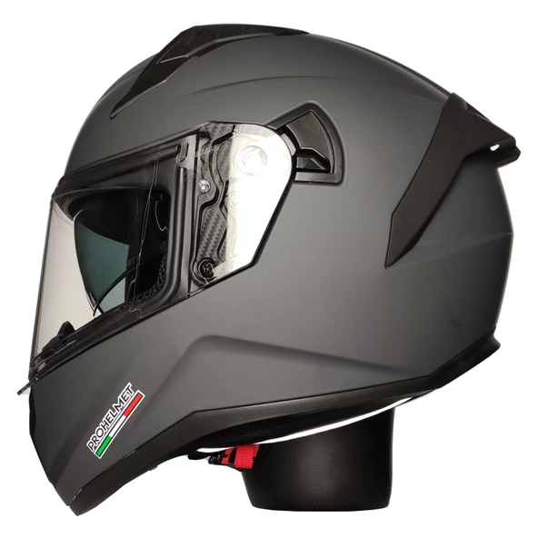 MTS M-801-SNAKE DARK GREY GÜNEŞ VİZÖRLÜ KASK