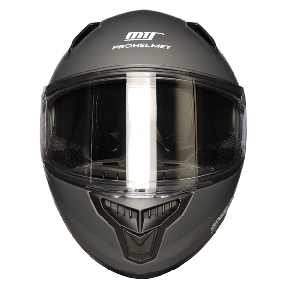 MTS M-801-SNAKE DARK GREY GÜNEŞ VİZÖRLÜ KASK - 2