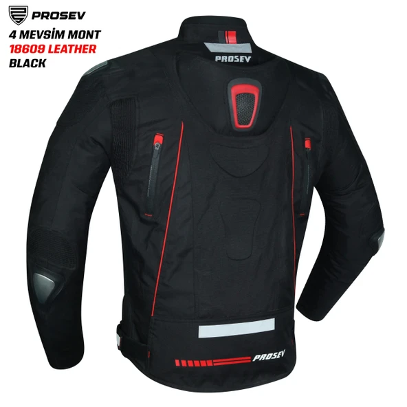 PROSEV 186 HÖRGÜÇLÜ 4 MEVSİM MONT SİYAH - 2