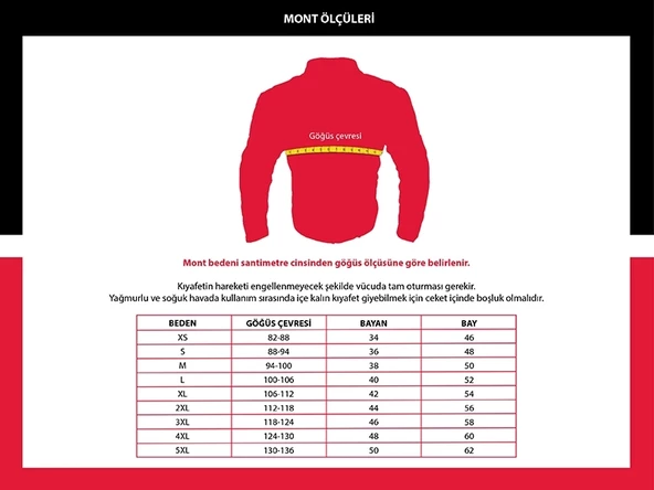 PROSEV 5217 STELVIO 4 MEVSİM UZUN MONT SİYAH-TURUNCU - Resim 3