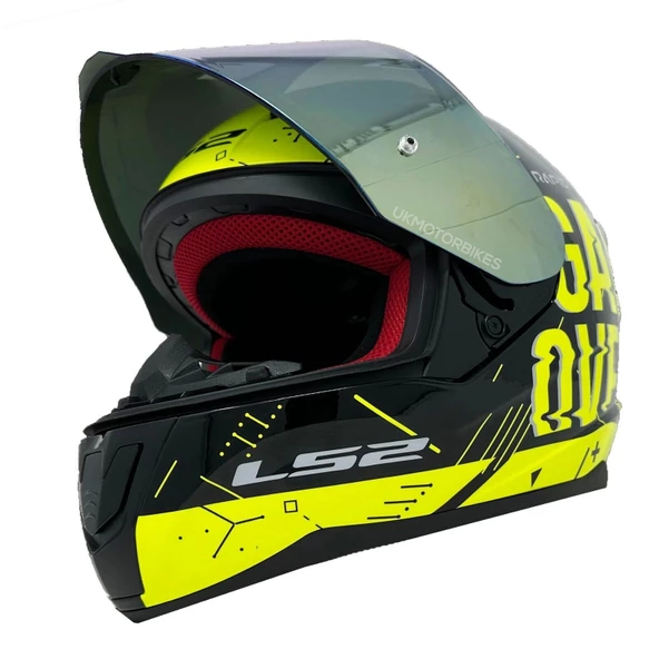 LS2 RAPID PLAYER SARI KASK (SARI+ŞEFFAF CAM) - 2