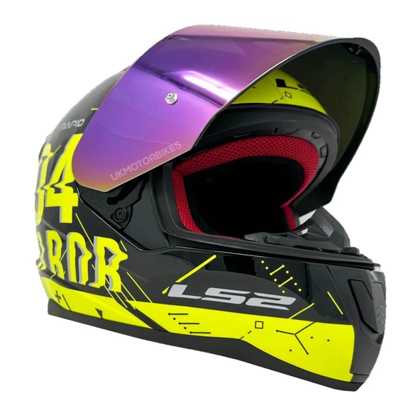 LS2 RAPID PLAYER SARI KASK (GÖKKUŞAĞI+ŞEFFAF CAM) - 3