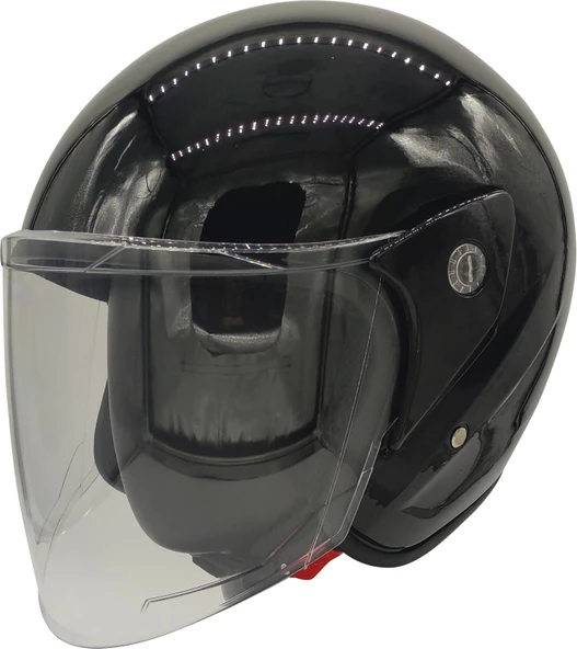FREE-M F-22 SİYAH YARIM KASK - 2
