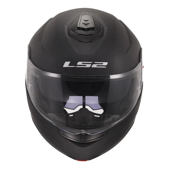 LS2 Strobe 2 Mat Siyah Çene Açılır Motosiklet Kaskı - 4