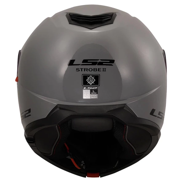 LS2 STROBE 2 ÇENE AÇILIR NARDO GRİ KASK - 5