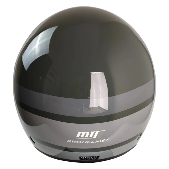 MTS FX-101 YARIM KASK NARDO GRİ - SİLVER (GRİ CAMLI) - 3