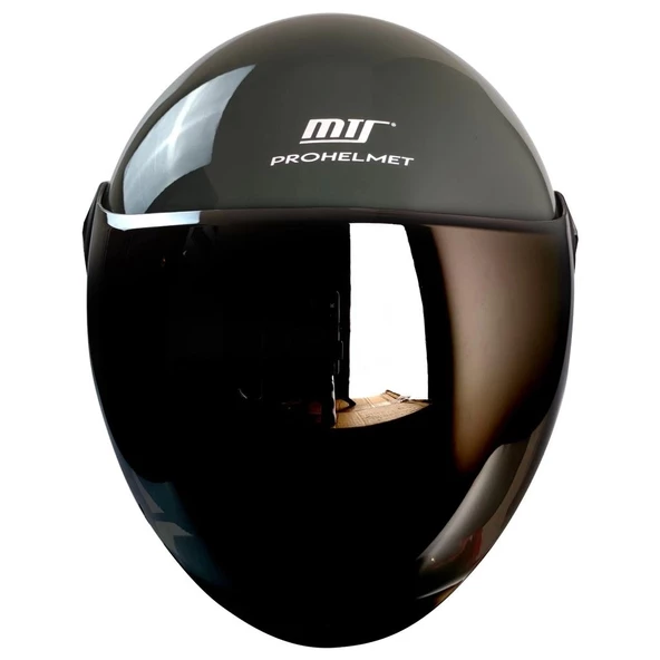 MTS FX-101 YARIM KASK NARDO GRİ - SİLVER (GRİ CAMLI) - 4