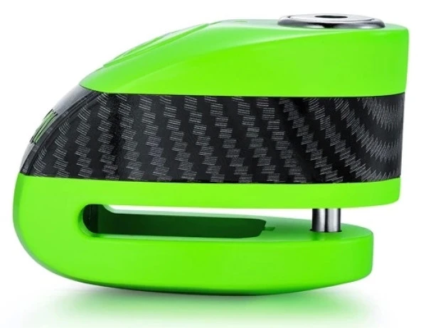 ZOOVII ZS6 6MM ALARMLI DİSK KİLİT CARBON SARI - Resim 2