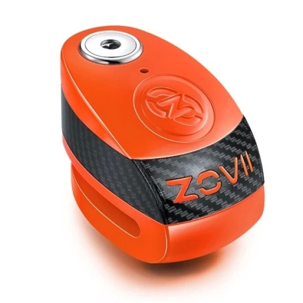 ZOOVII ZS6 6MM ALARMLI DİSK KİLİT CARBON TURUNCU