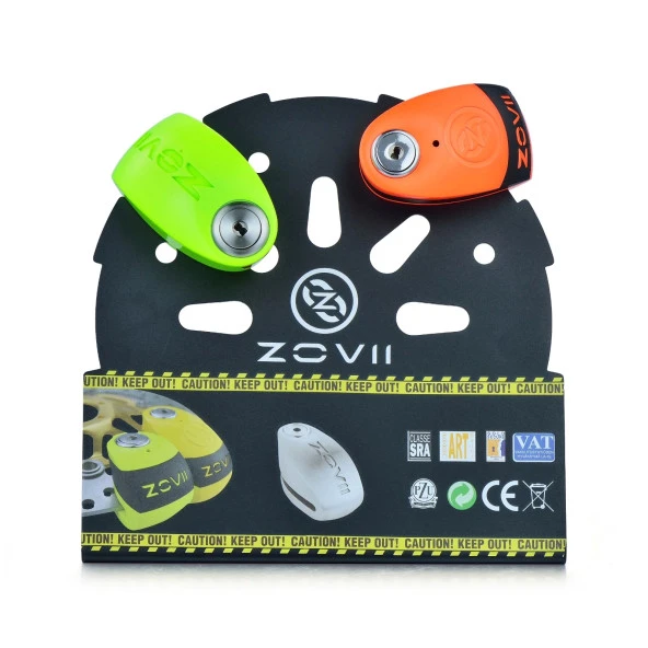 ZOOVII ZS6 6MM ALARMLI DİSK KİLİT CARBON GRİ - Resim 3