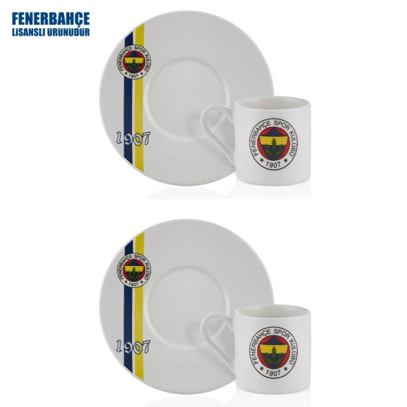 Fenerbahçe Orijinal Lisanslı 2'li Fincan Takımı