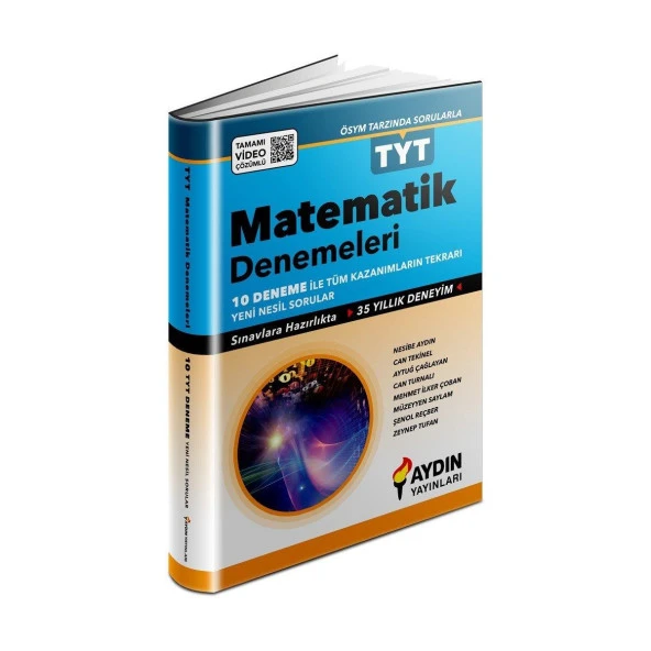 TYT Matematik 10 Deneme Aydın Yayınları