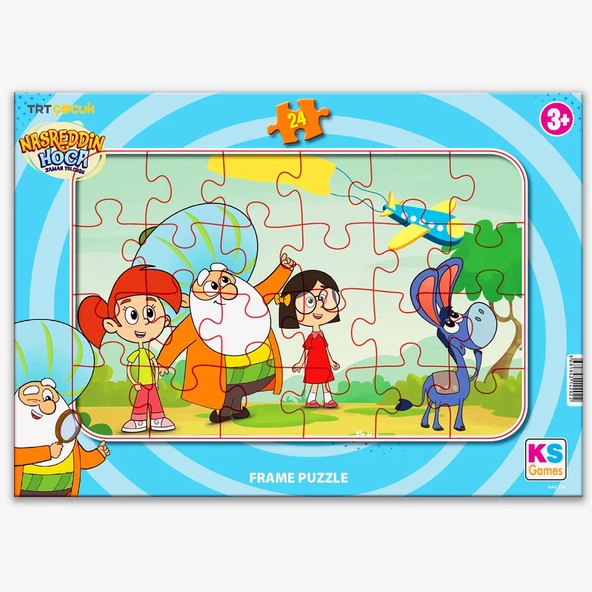 Ks Games Nasreddin Hoca ve Doru 24 parça 2 li Puzzle/Yapboz Set - 2