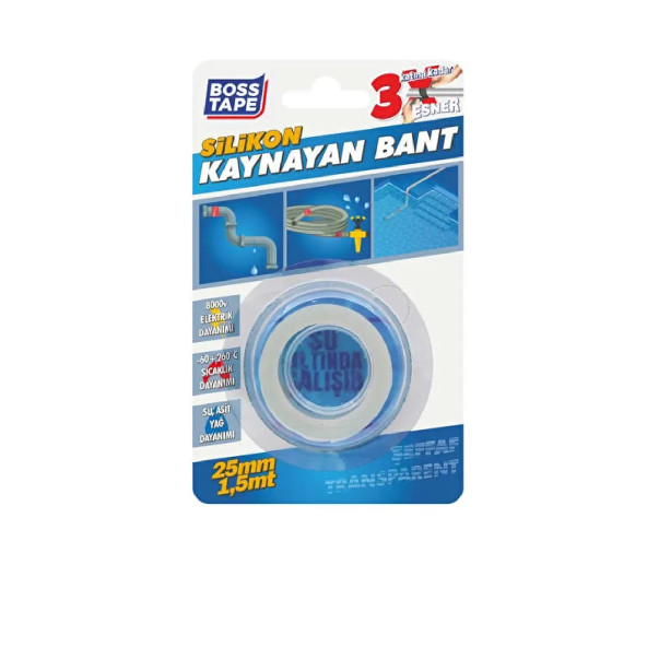 Bosstape Silikon Kaynayan Bant-şeff 25MMX1,5MT