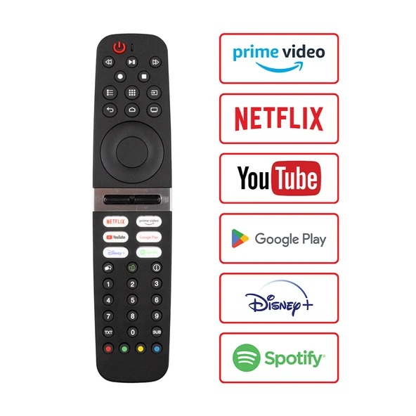 WEKO KL ARÇELİK YOUTUBE-SPOTIFY-GOOGLE PLAY-DİSNEY+ TUŞLU  LCD LED TV KUMANDA
