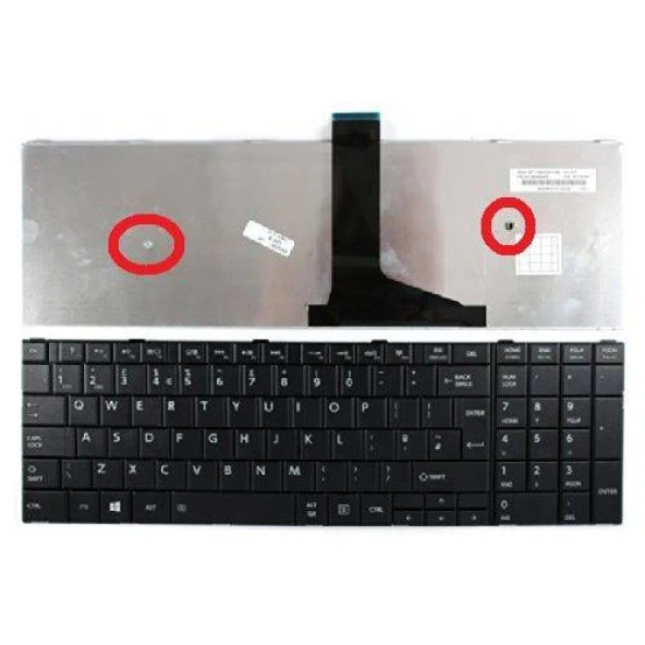 Toshiba Satellite C55-A-1U5 Notebook Klavyesi (Siyah TR)