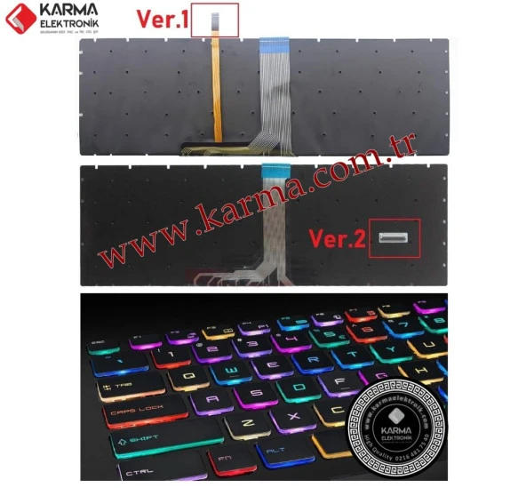 MSI CX61 2QC-1862XTR msi Notebook Klavye - Tuş Takımı / Siyah - TR - 4