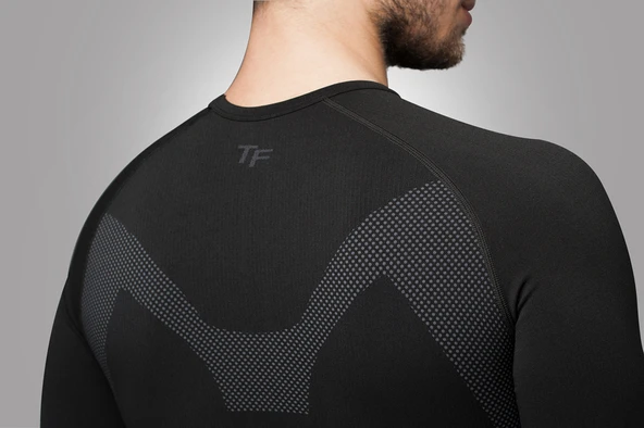 Thermoform Extreme Erkek Seamless Termal Sweatshirt Siyah - Resim 3