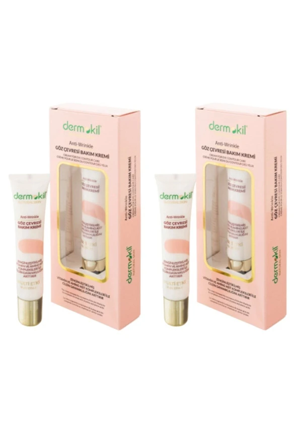 Dermokil Göz Çevresi Bakım Kremi 15 Ml 2'li Set