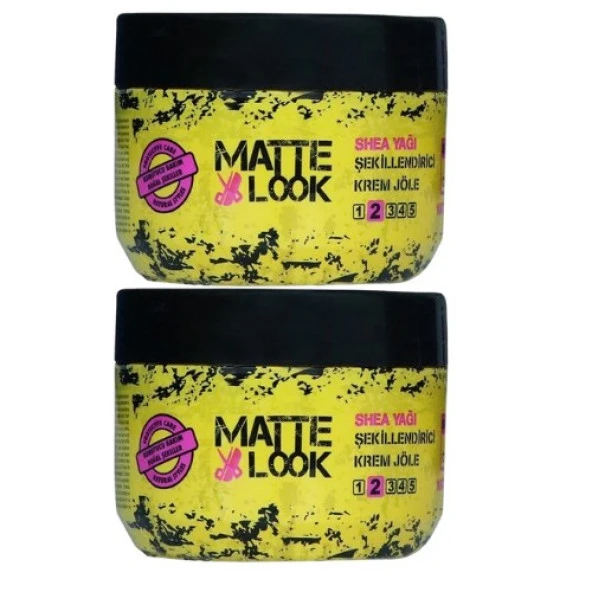 Matte Look Jöle Shea Yağı 300 ml x 2 Adet