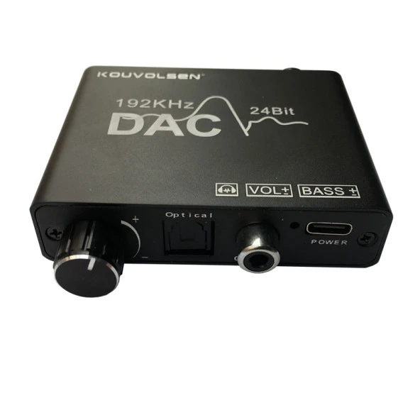 Dijital to Analog ses dönüştürücü bas kontrol 192kHz DAC dönüştürücü