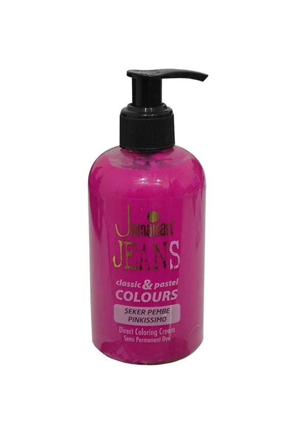 Jamaican Jeans Color Su Bazlı Saç Boyası 250 ml Şeker Pembe x 6 Adet