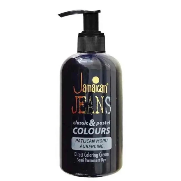 Jamaican Jeans Color Su Bazlı Saç Boyası 250 ml Patlıcan Moru x 2 Adet